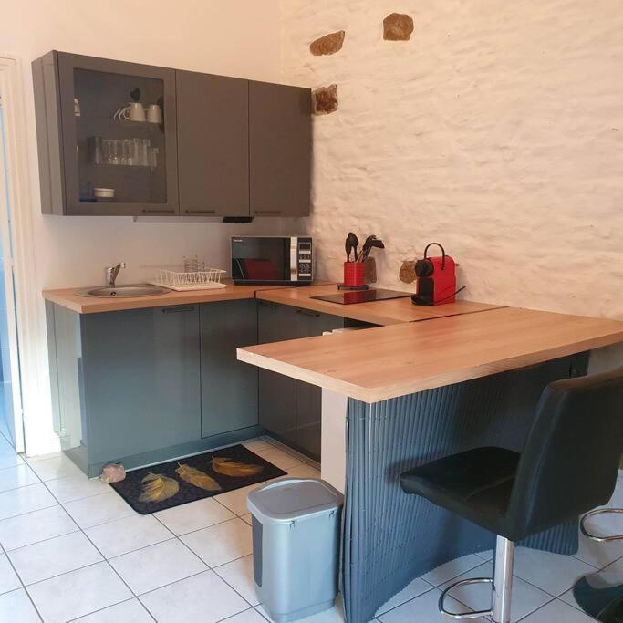 Studio Nid Cosy Avec Piscine Bonnemain Exterior foto